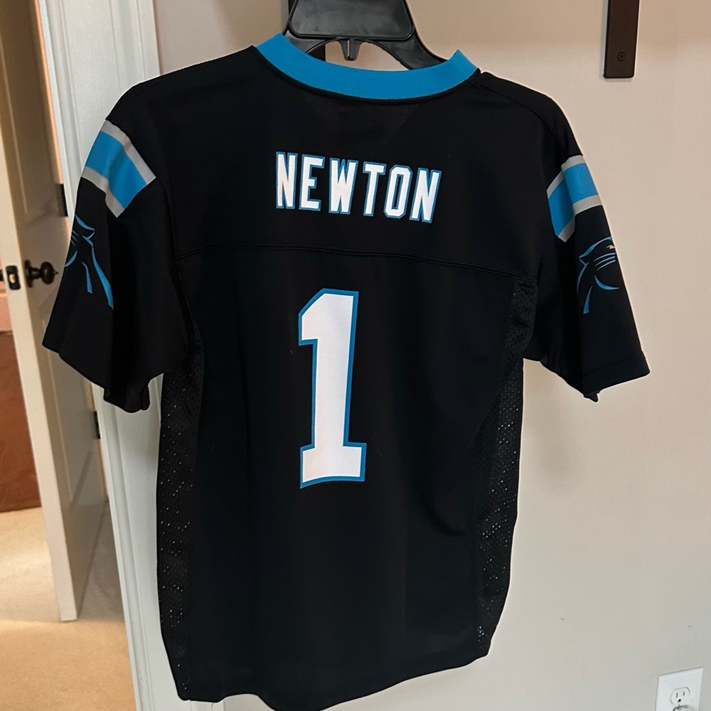 NFL Carolina Panthers Newton Jersey - Black and Blue